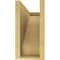 Ekena Millwork 6"W x 18"D x 12"H Classic Burlington Rough Cedar Woodgrain TimberThane Corbel, Primed Tan CORUR06X18X12BURRCPR - alternate 4